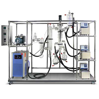 Molecular distillation equipment system