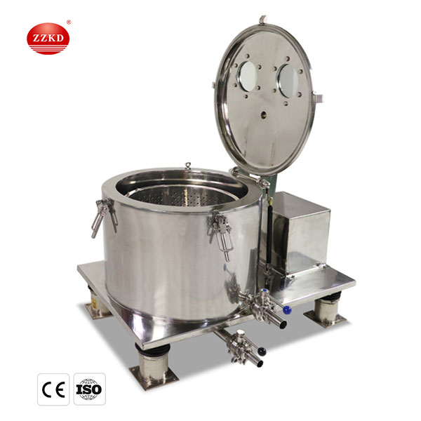 Top discharge stainless steel centrifuge