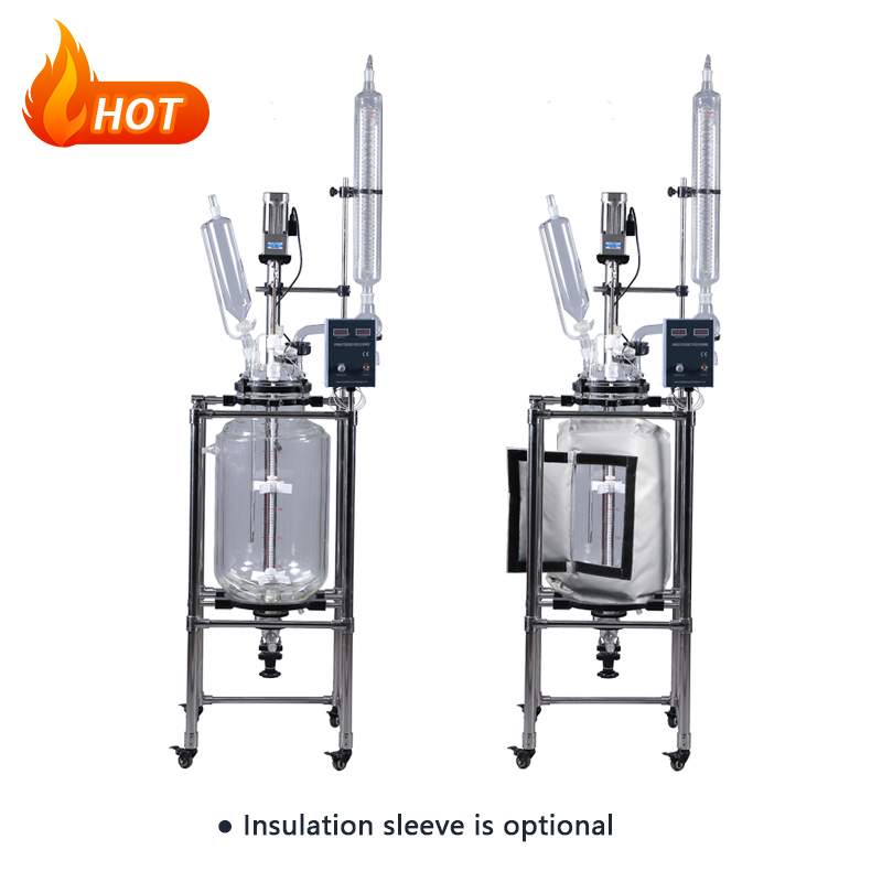 100l jacketed glass reactor