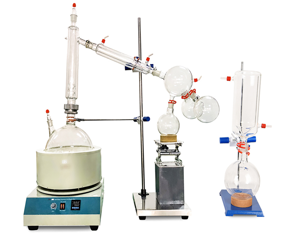 how to use a short path distillation kit