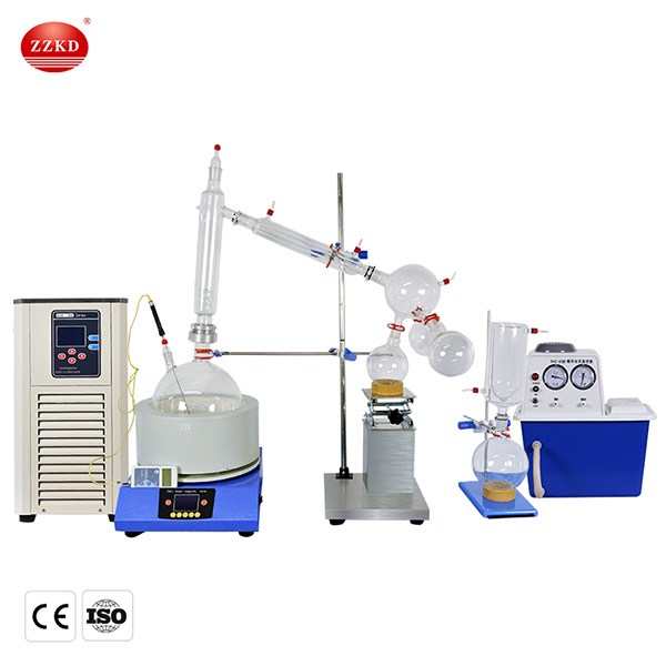 10l short path distillation kit with cooling chiller and vacuum pump