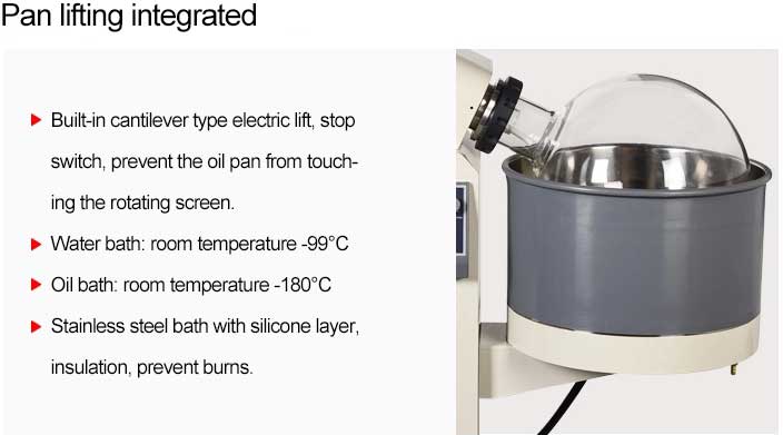 lab rotary evaporator lifting