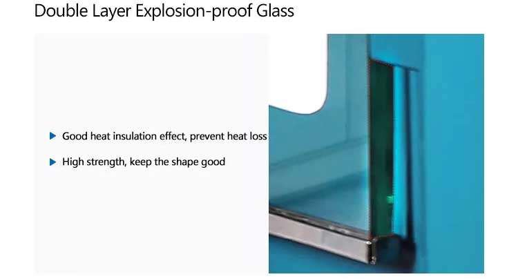 double layer explosion proof glass