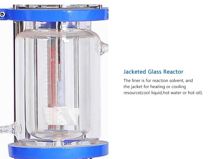 jacketed glass reactor body