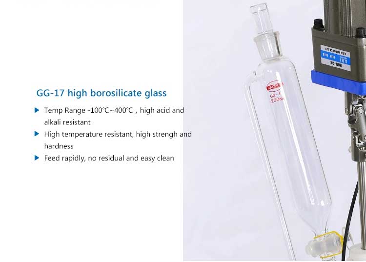 borosilicate glass reactor