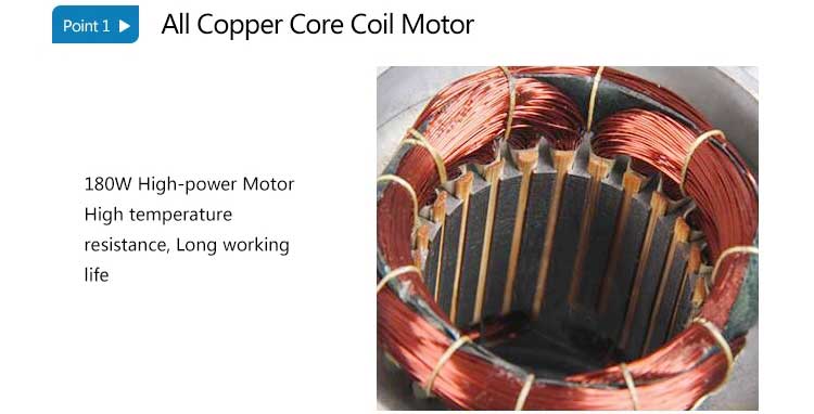all copper core coil motor