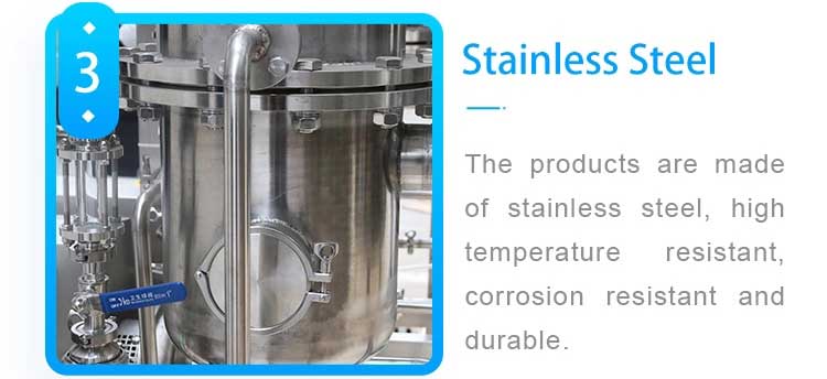 stainless steel falling film evaporator 