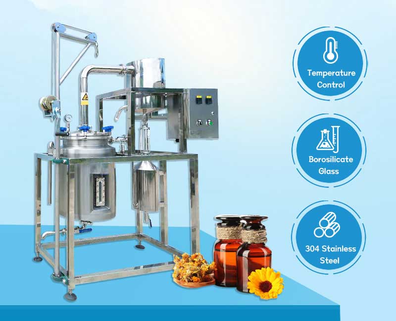 small scale essential oil extraction equipment