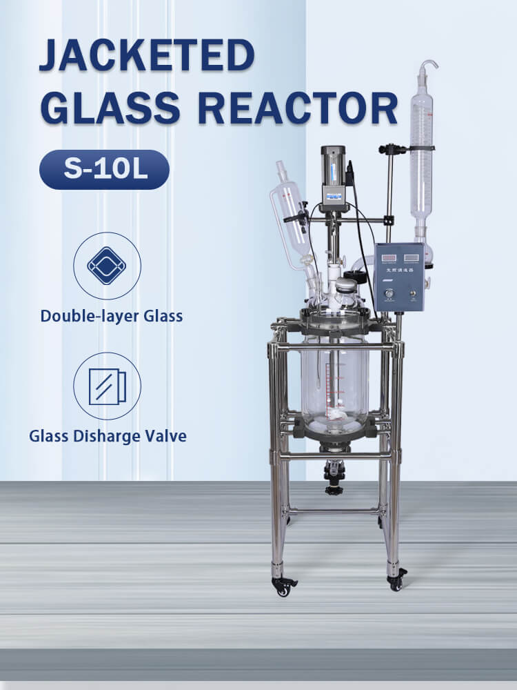 Pharmaceutical Jacketed Pilot Glass Reactor